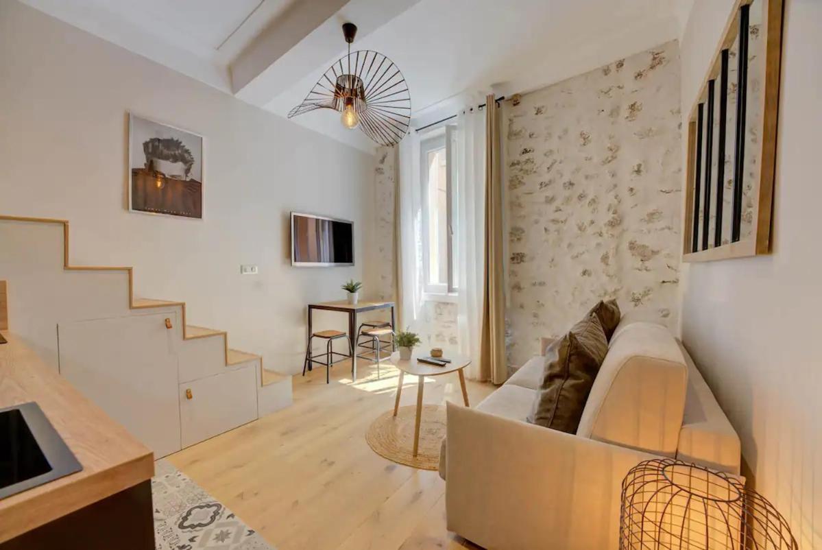 Duplex Studio Apt Mezzanine Near Shops & Cafes Antibes Kültér fotó