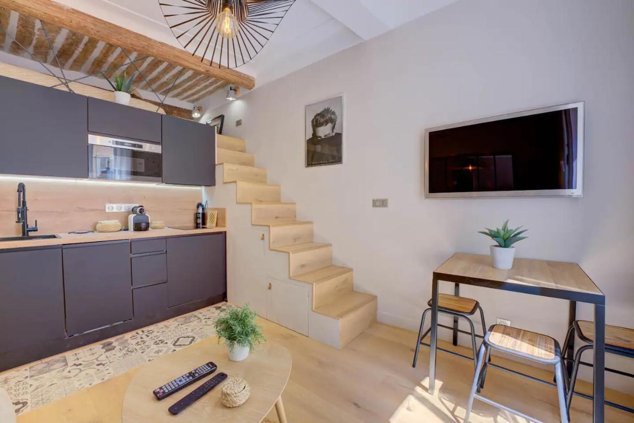 Duplex Studio Apt Mezzanine Near Shops & Cafes Antibes Kültér fotó